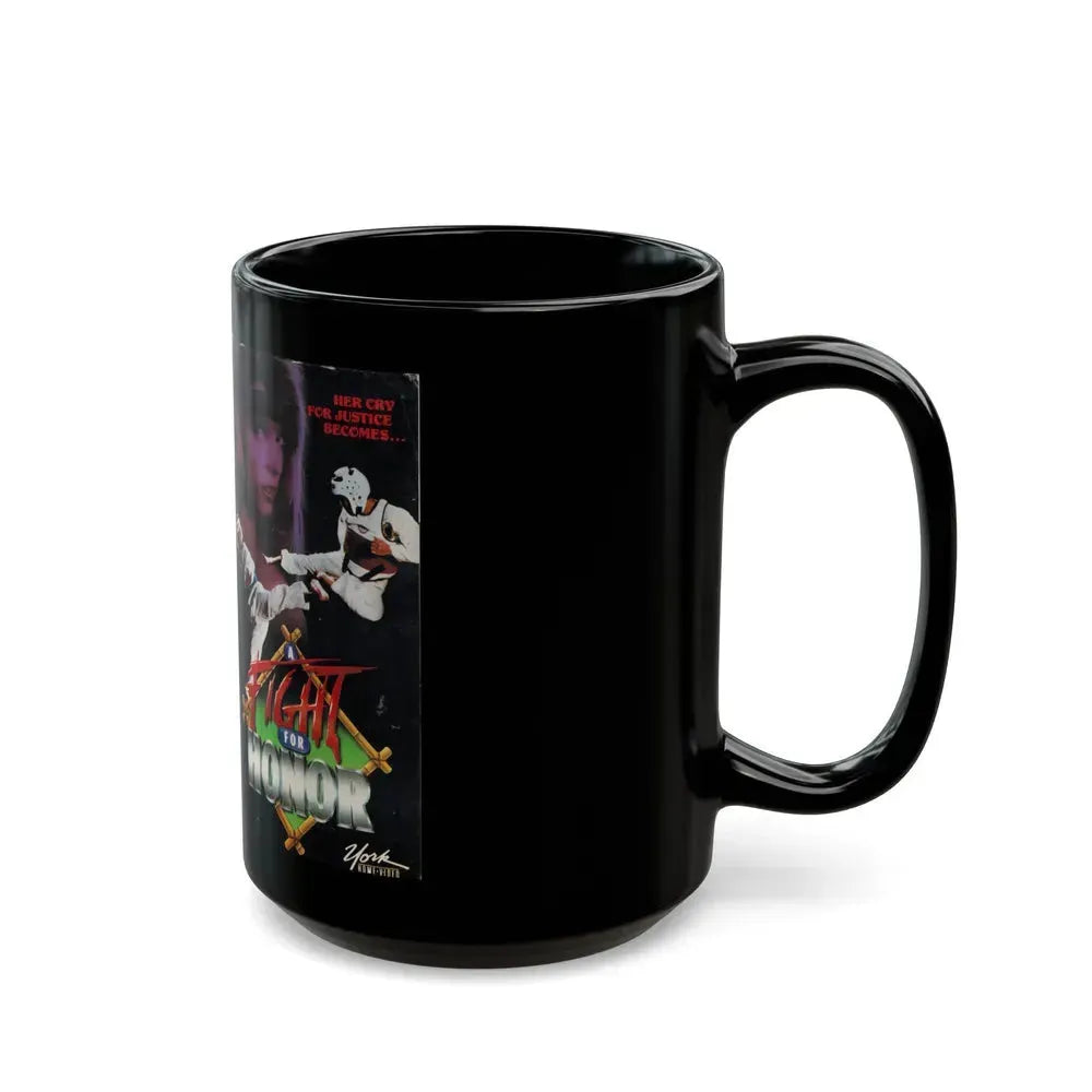 A FIGHT FOR HONOR (VHS COVER) - Black Coffee Mug - Go Mug Yourself