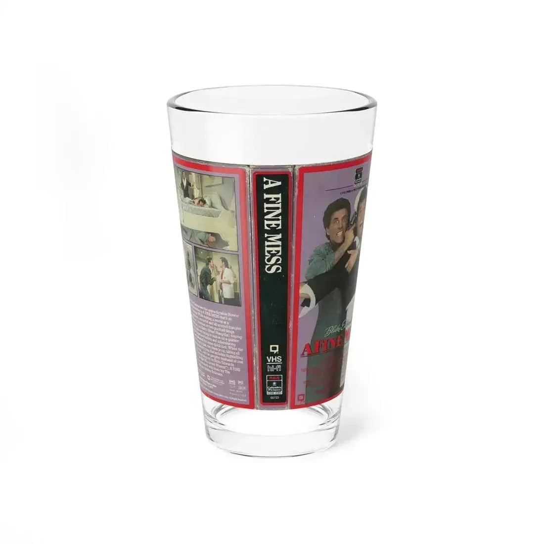 A FINE MESS (VHS COVER) Pint Glass 16oz 16oz - Go Mug Yourself