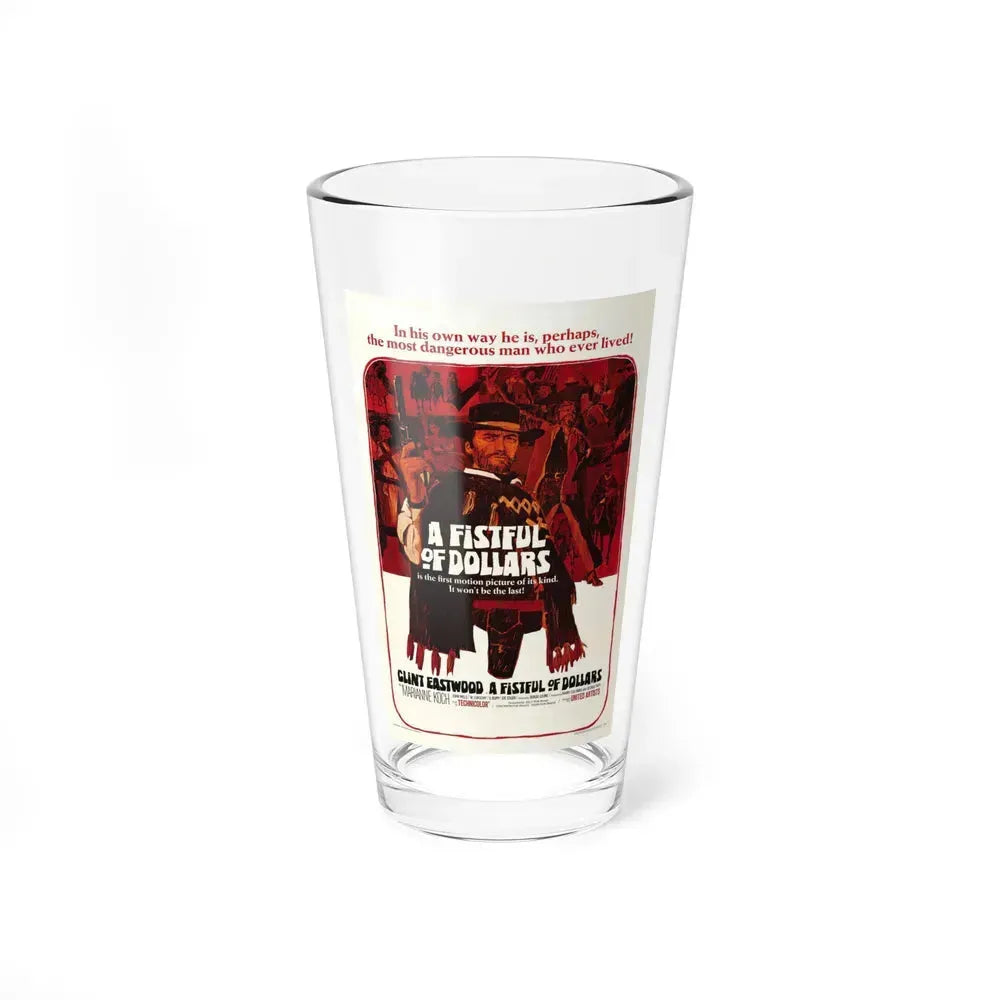 A FISTFUL OF DOLLARS 1964 Movie Poster - Pint Glass 16oz 16oz - Go Mug Yourself