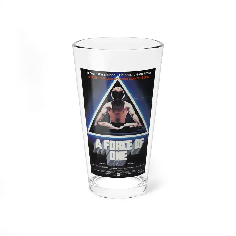 A FORCE OF ONE 1979 Movie Poster - Pint Glass 16oz 16oz - Go Mug Yourself