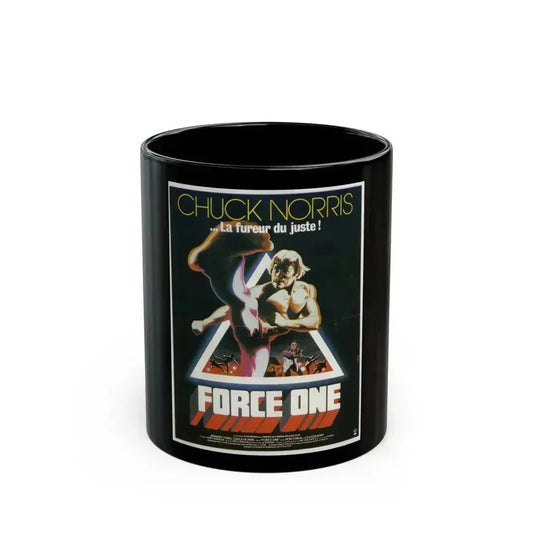 A FORCE OF ONE (FRENCH) 1979 Movie Poster - Black Coffee Mug 11oz - Go Mug Yourself
