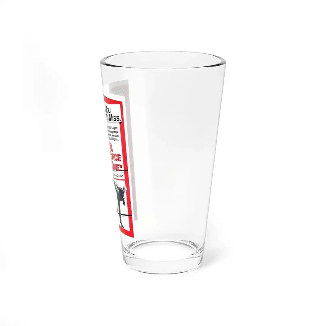 A FORCE OF ONE + THE OCTAGON 1979 Movie Poster - Pint Glass 16oz - Go Mug Yourself