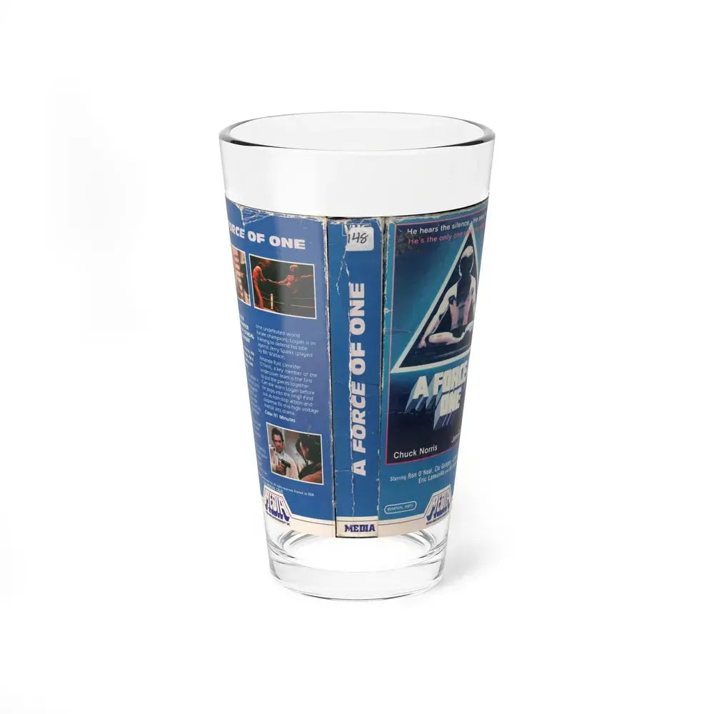 A FORCE OF ONE (VHS COVER) Pint Glass 16oz 16oz - Go Mug Yourself