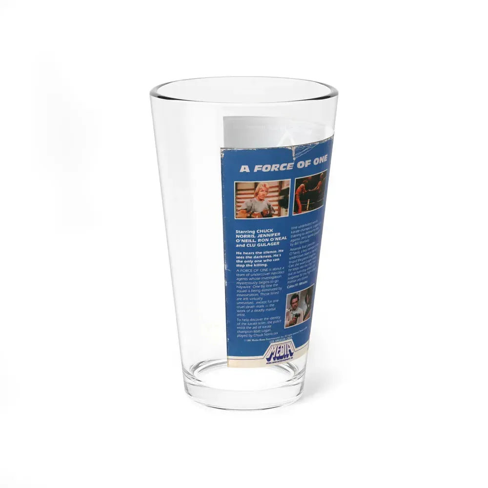 A FORCE OF ONE (VHS COVER) Pint Glass 16oz - Go Mug Yourself