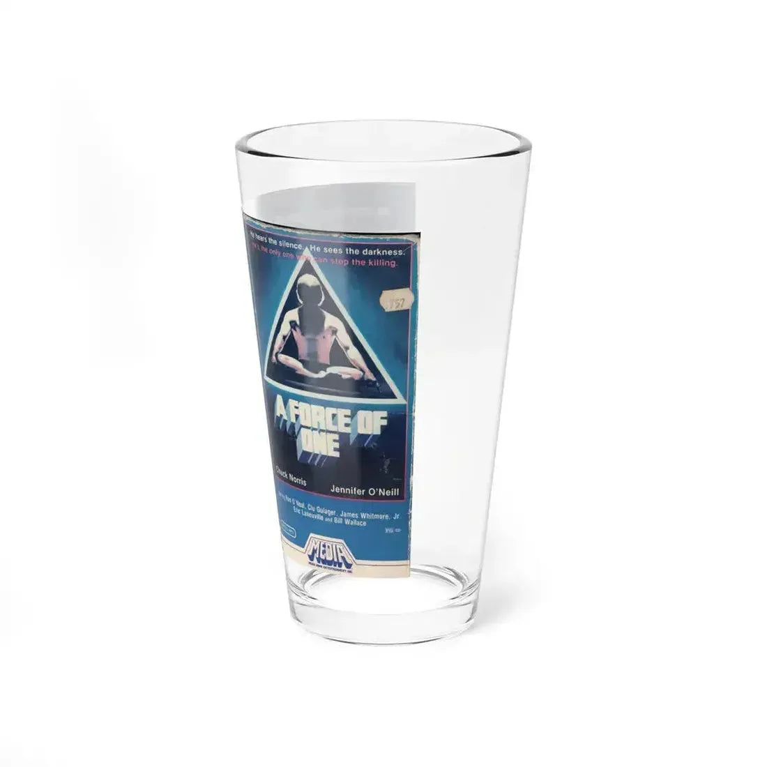 A FORCE OF ONE (VHS COVER) Pint Glass 16oz - Go Mug Yourself