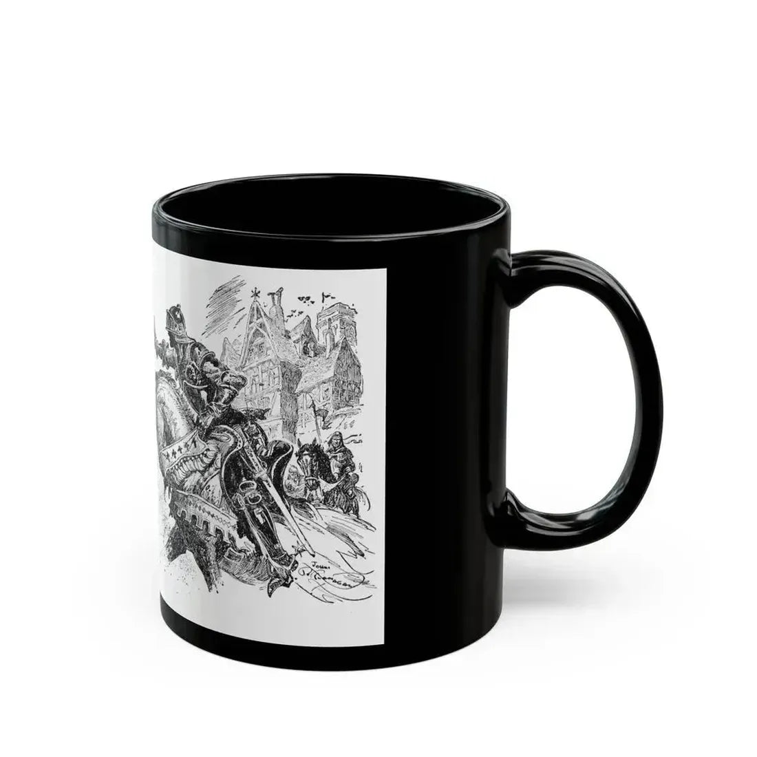 A France Forever (2), Blue Book Magazine, February 1941 - Black Coffee Mug - Go Mug Yourself