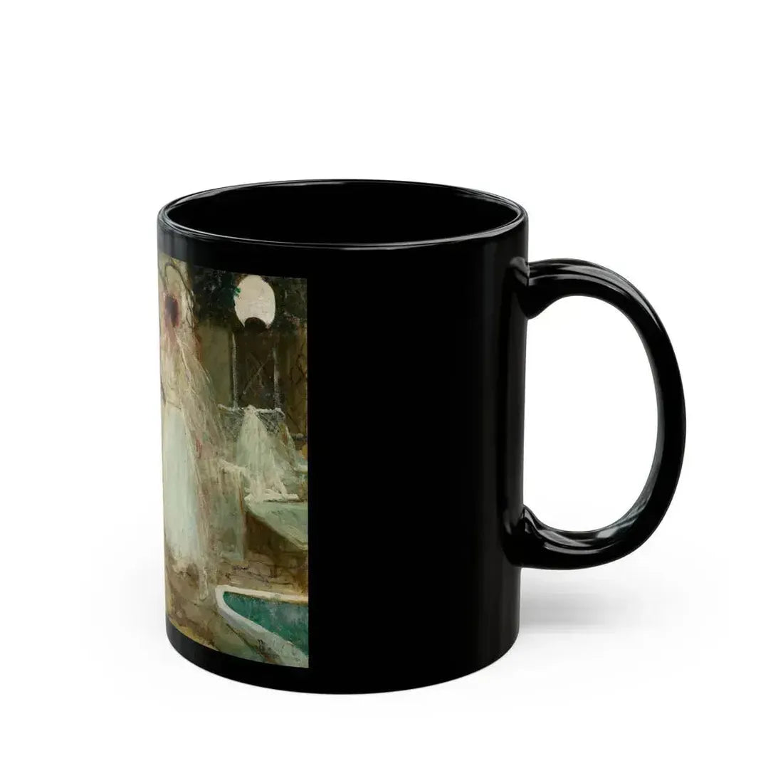 A Furbished Gentleman, Saturday Evening Post illustration, April 8, 1916 - Black Coffee Mug - Go Mug Yourself