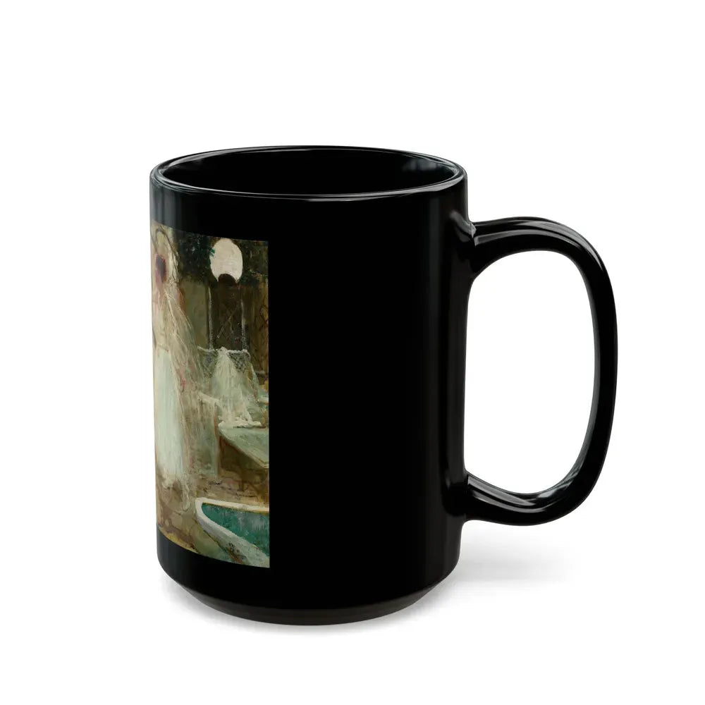 A Furbished Gentleman, Saturday Evening Post illustration, April 8, 1916 - Black Coffee Mug - Go Mug Yourself