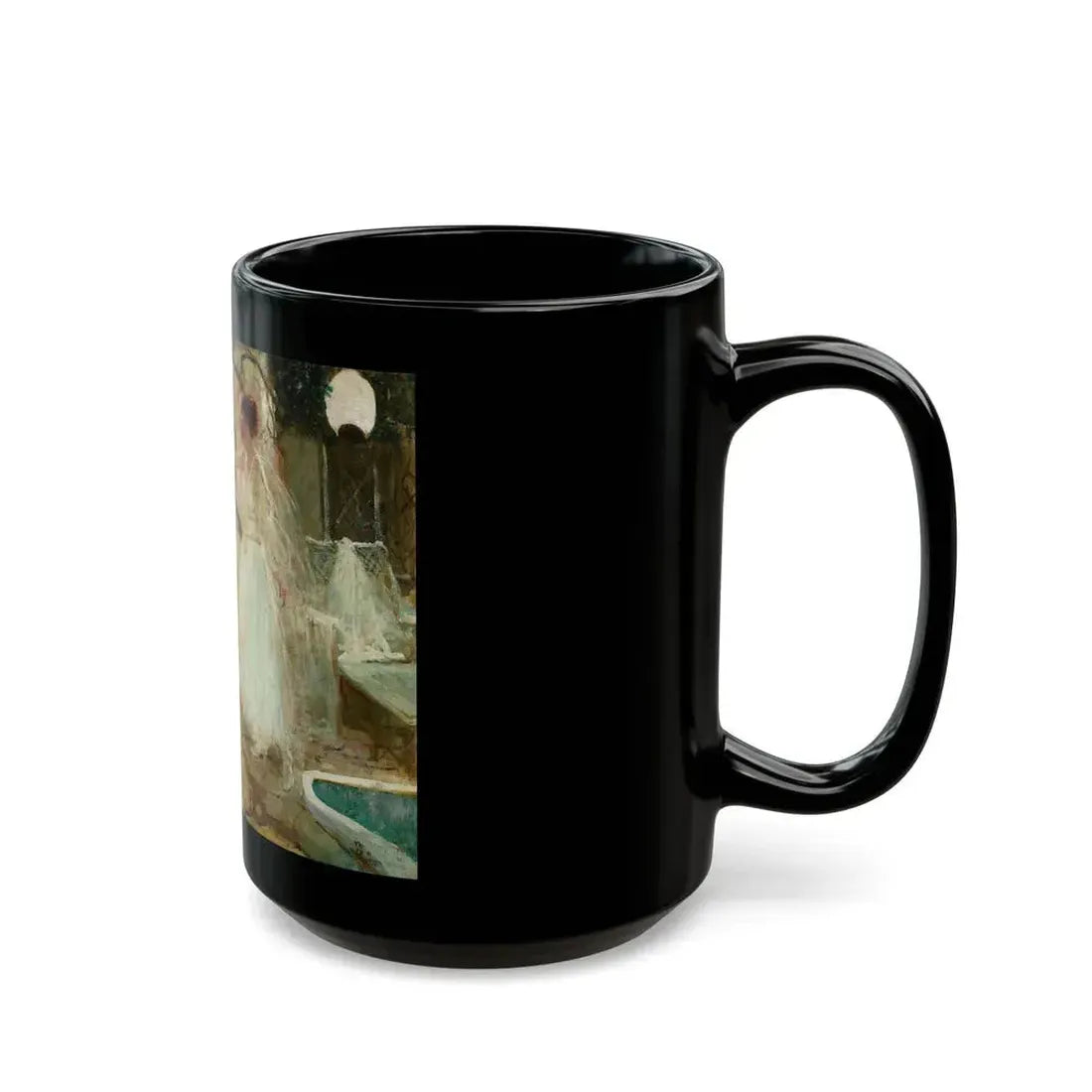 A Furbished Gentleman, Saturday Evening Post illustration, April 8, 1916 - Black Coffee Mug - Go Mug Yourself