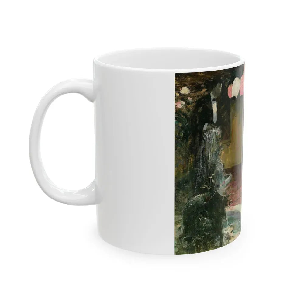 A Furbished Gentleman, Saturday Evening Post illustration, April 8, 1916 - White Coffee Mug - Go Mug Yourself