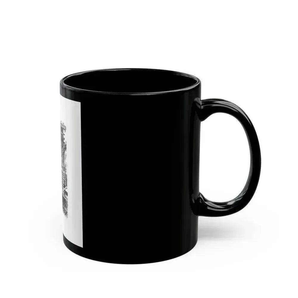 A Game Men Play Illustration - Black Coffee Mug - Go Mug Yourself
