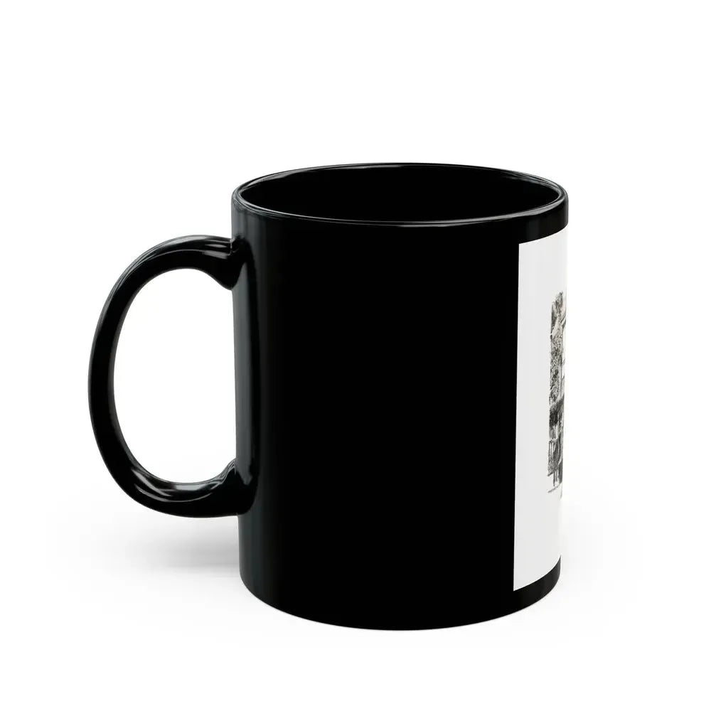 A Game Men Play Illustration - Black Coffee Mug - Go Mug Yourself