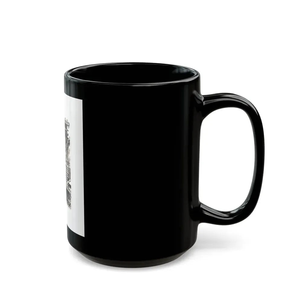A Game Men Play Illustration - Black Coffee Mug - Go Mug Yourself