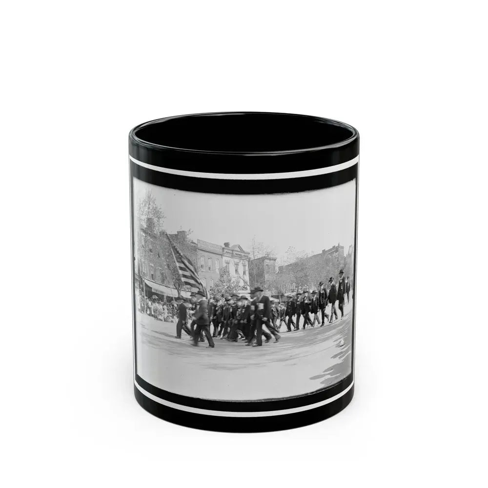 A G.A.R. Post In The Great Parade (U.S. Civil War) Black Coffee Mug 11oz - Go Mug Yourself