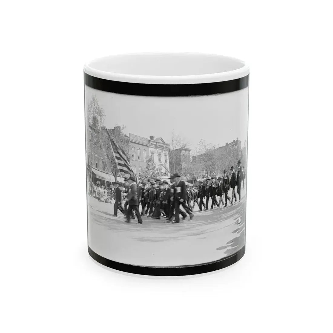 A G.A.R. Post In The Great Parade (U.S. Civil War) White Coffee Mug 11oz - Go Mug Yourself