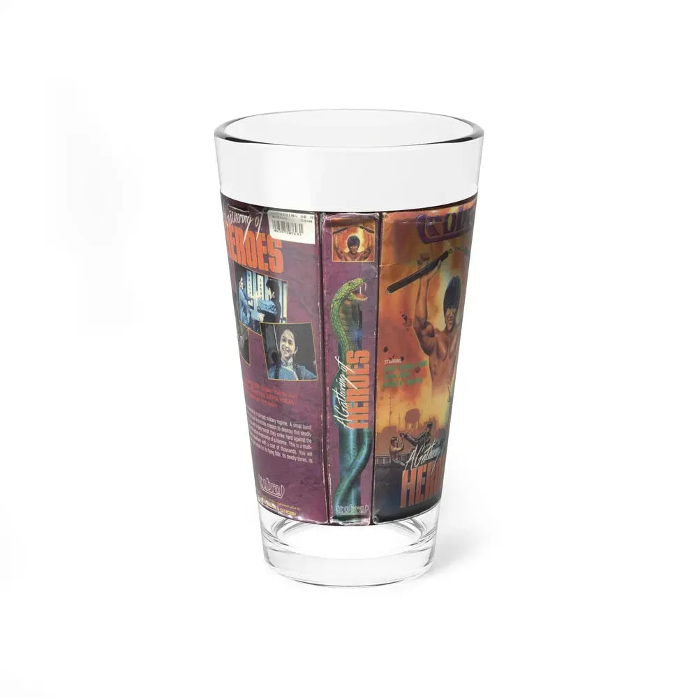 A GATHERING OF HEROES (VHS COVER) Pint Glass 16oz 16oz - Go Mug Yourself