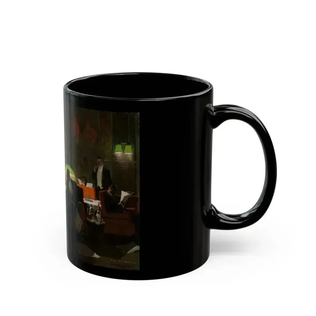 A Gentleman's Club, 1917 - Black Coffee Mug - Go Mug Yourself