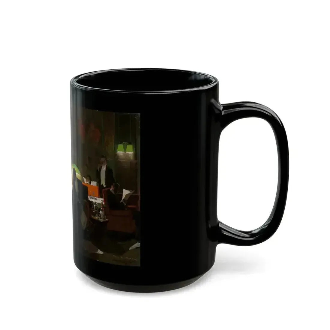 A Gentleman's Club, 1917 - Black Coffee Mug - Go Mug Yourself