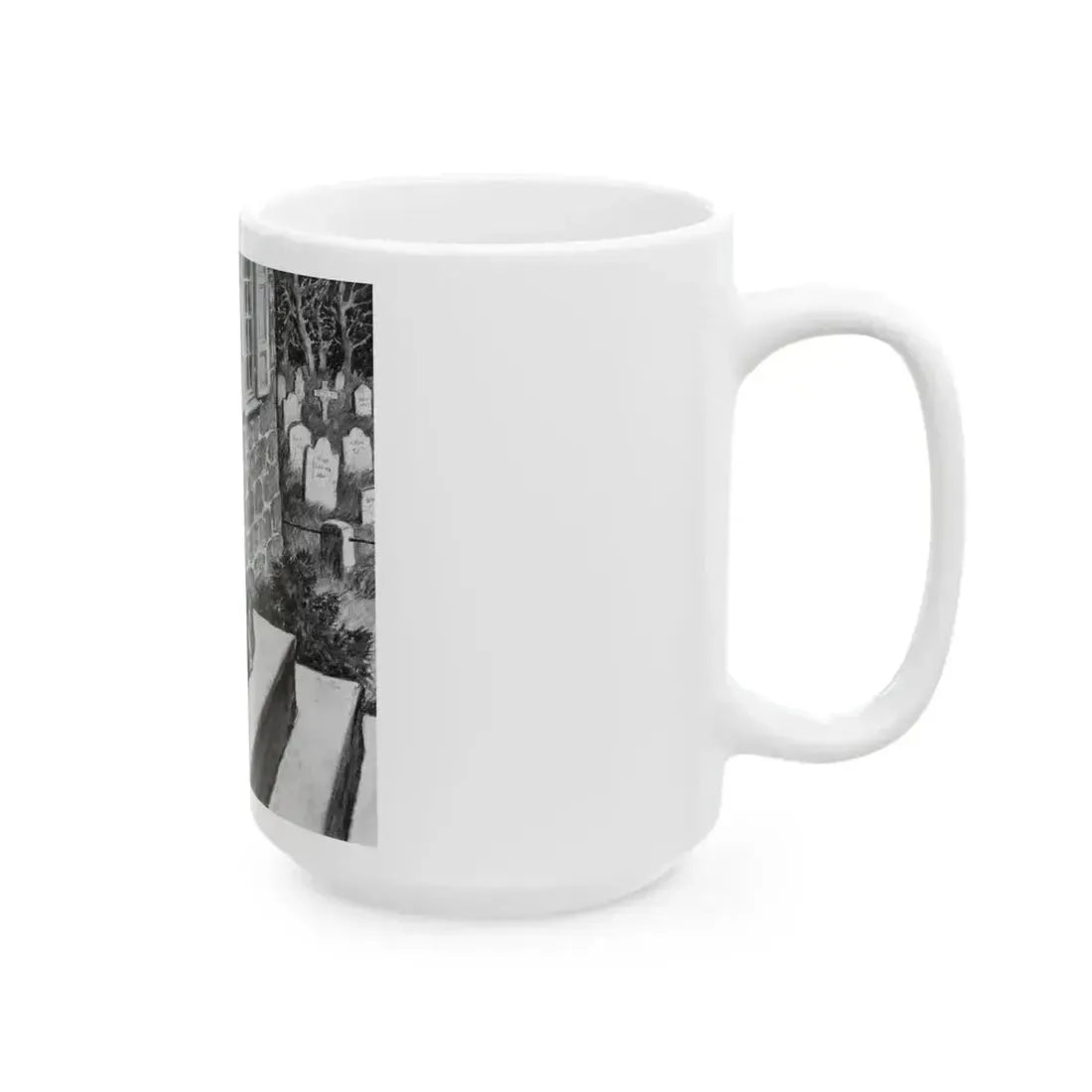 A Gift for Mark, magazine story illustration - White Coffee Mug - Go Mug Yourself