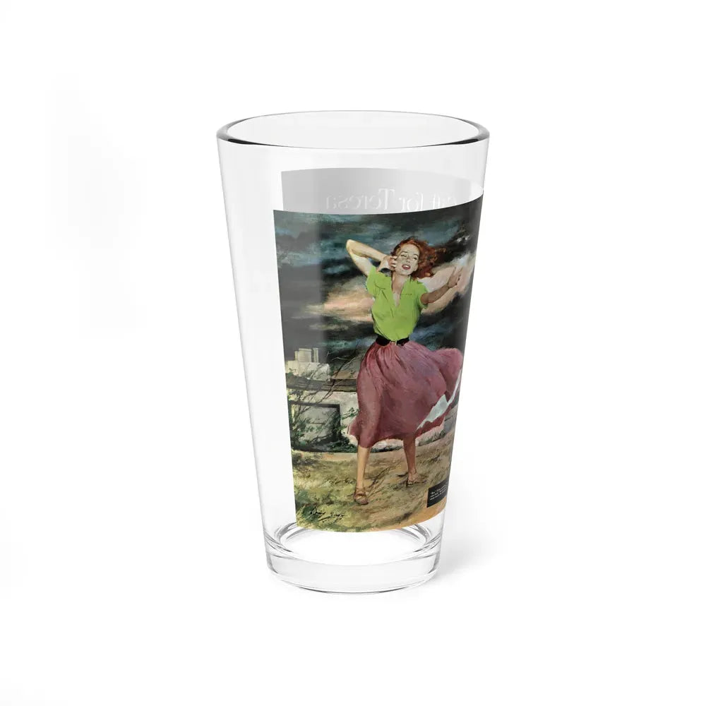 A Gift for Teresa, Collier's, September 13, 1952 (Magazine Illustration) Pint Glass 16oz - Go Mug Yourself