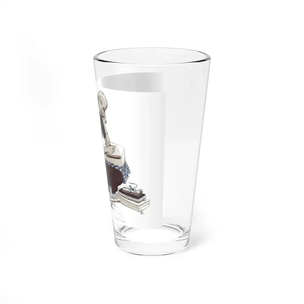 A Girl Named Joy (2), The American Magazine Illustration, April 1948 (Magazine Illustration) Pint Glass 16oz - Go Mug Yourself