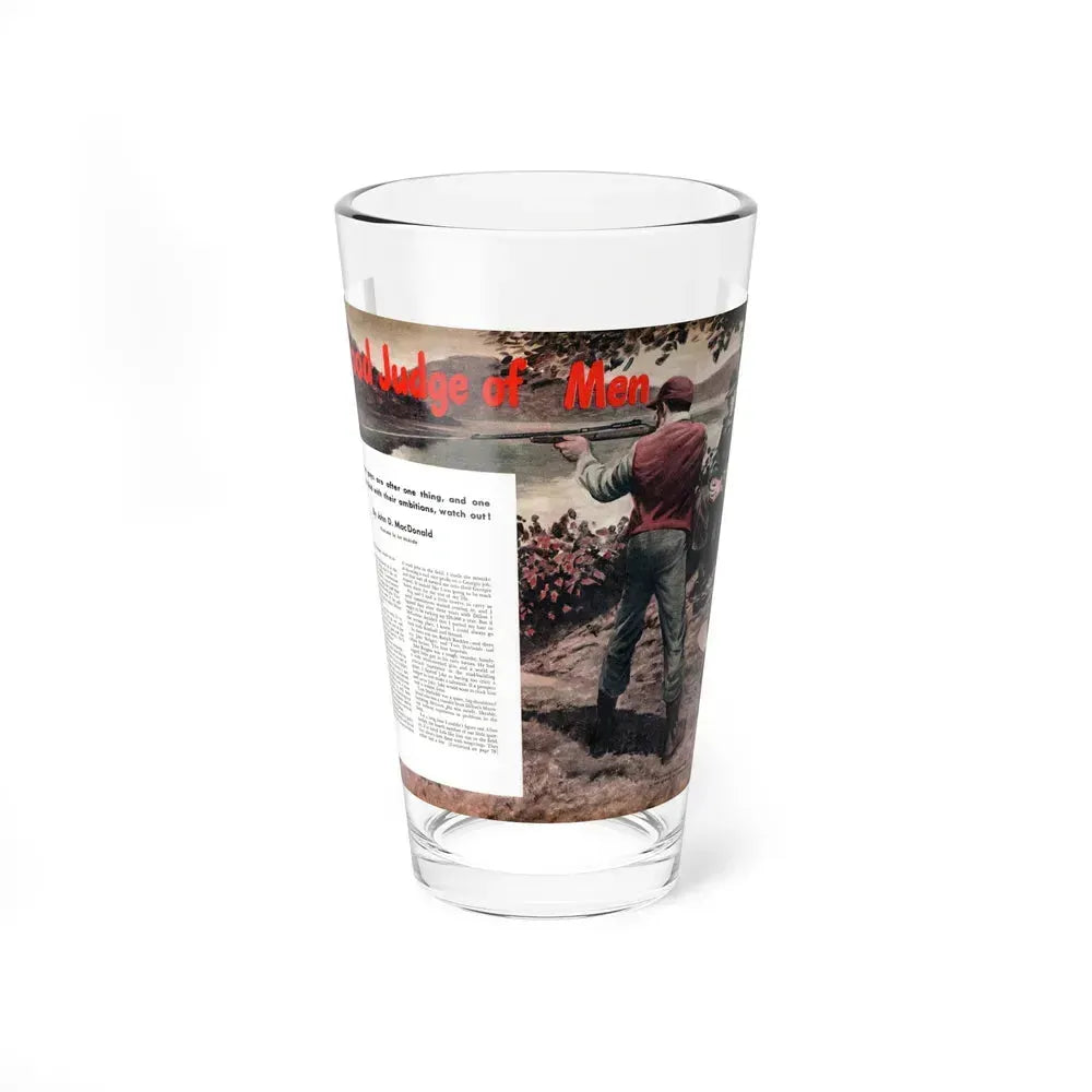 A Good Judge of Men, Cavalier, March 1953 (Magazine Illustration) Pint Glass 16oz 16oz - Go Mug Yourself