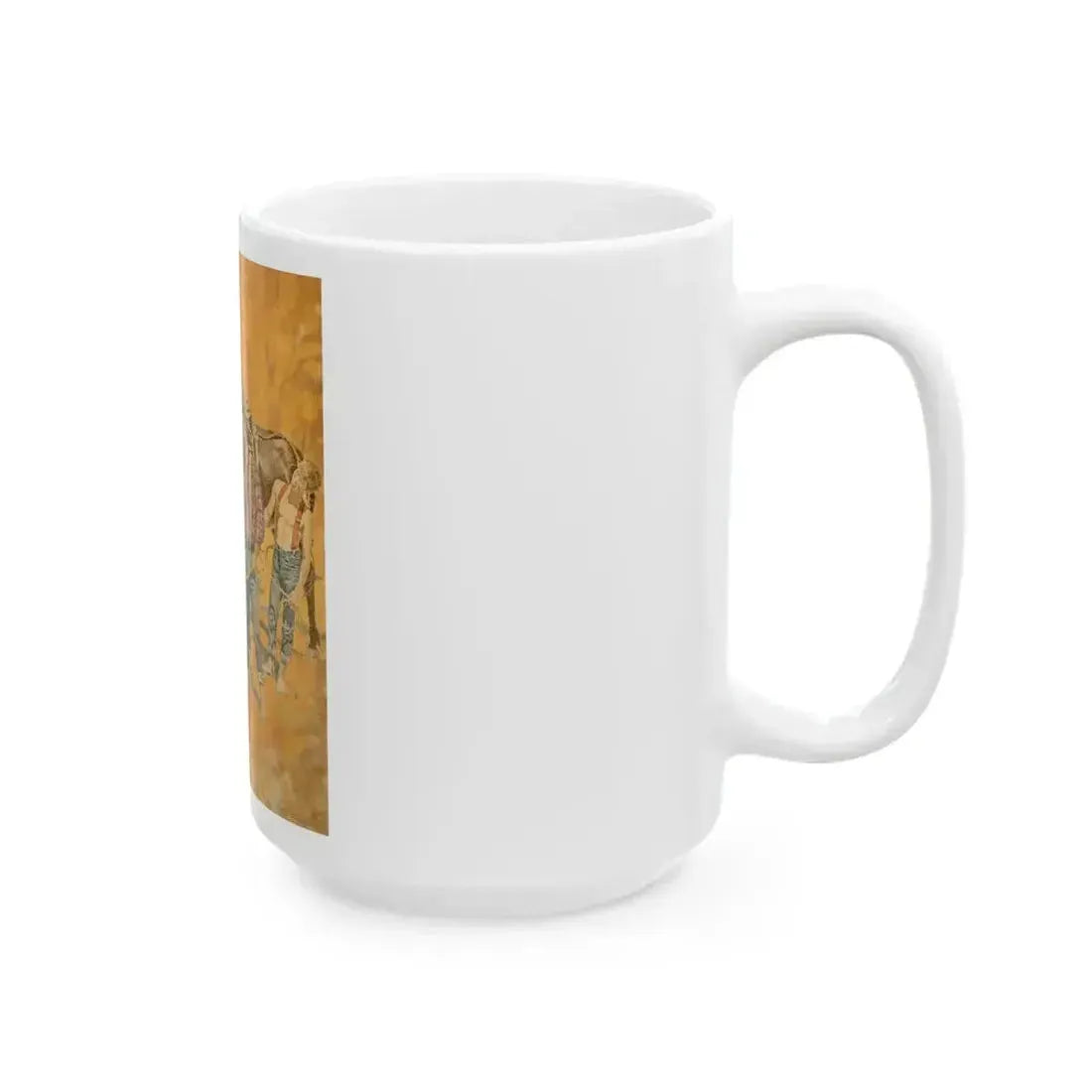 A Good Mule, Children of the Dust interior book illustration - White Coffee Mug - Go Mug Yourself