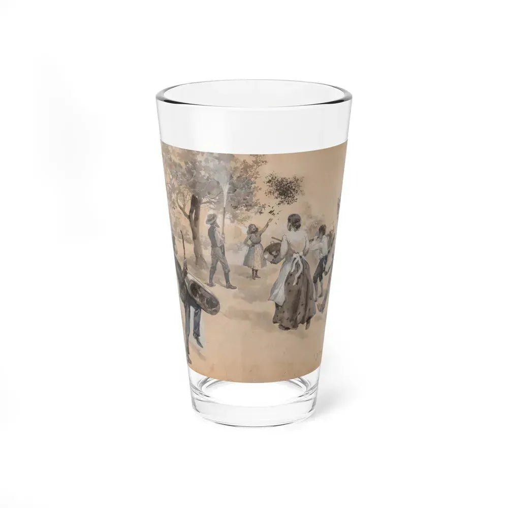 A Great Deal of Noise (Magazine Illustration) Pint Glass 16oz 16oz - Go Mug Yourself