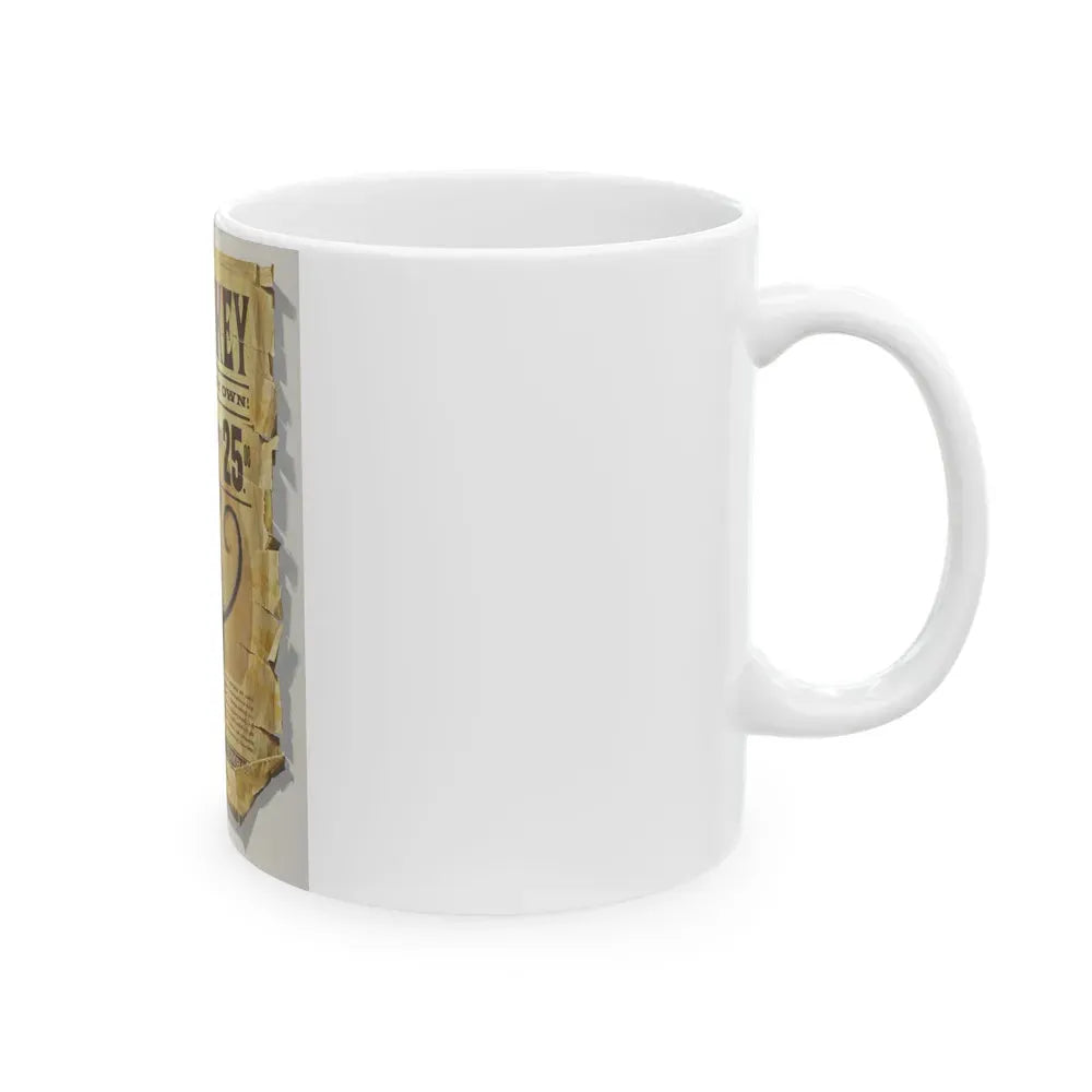 A Great Pet Monkey of Your Very Own, Saturday Evening Post illustrations - White Coffee Mug - Go Mug Yourself