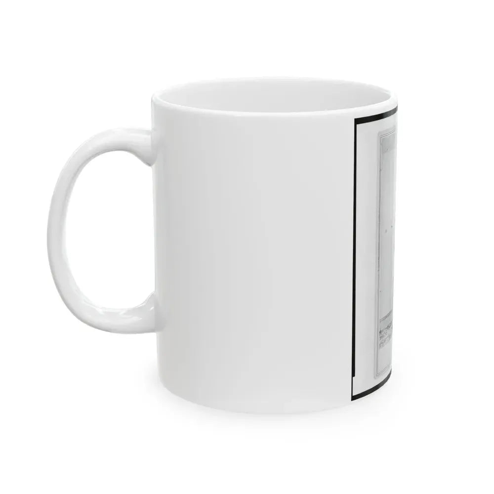 A.( ) Greenwall, Confederate Army Officer, Full-Length Portrait, Facing Front (U.S. Civil War) White Coffee Mug - Go Mug Yourself