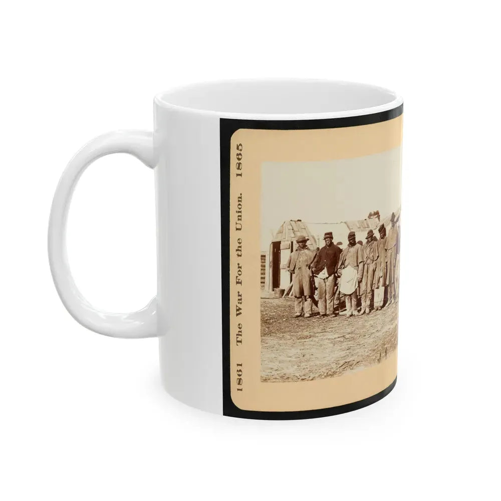 A Group Of Contrabands 001 (U.S. Civil War) White Coffee Mug - Go Mug Yourself