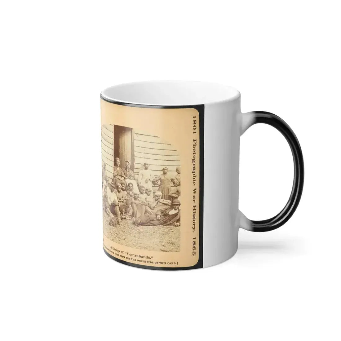 A Group of Contrabands (U.S. Civil War) Color Changing Coffee Mug 11oz - Go Mug Yourself