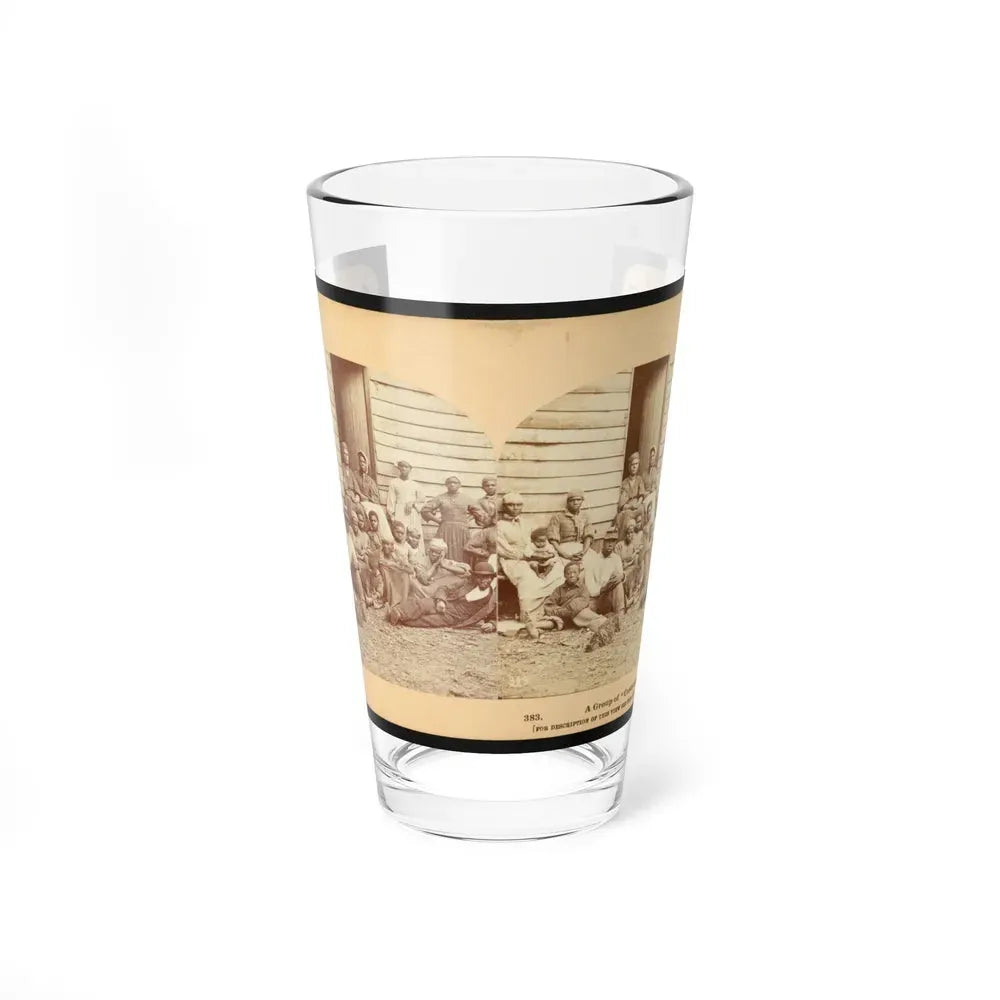 A Group Of Contrabands (U.S. Civil War) Pint Glass 16oz 16oz - Go Mug Yourself