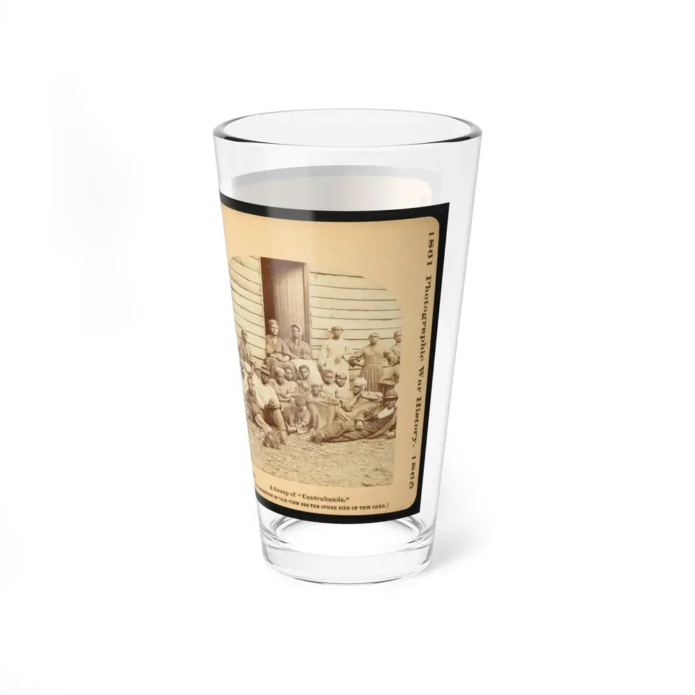 A Group Of Contrabands (U.S. Civil War) Pint Glass 16oz - Go Mug Yourself