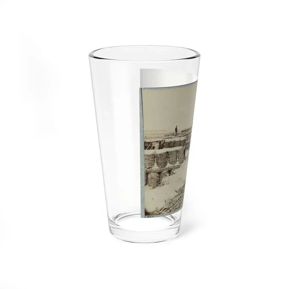 A Group Of Soldiers Stand On Gabions Used As Fortifications Near Petersburg, Virginia (U.S. Civil War) Pint Glass 16oz - Go Mug Yourself