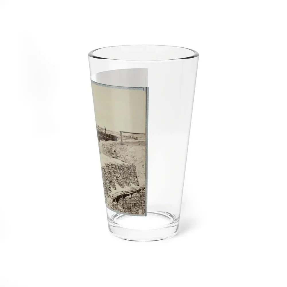 A Group Of Soldiers Stand On Gabions Used As Fortifications Near Petersburg, Virginia (U.S. Civil War) Pint Glass 16oz - Go Mug Yourself