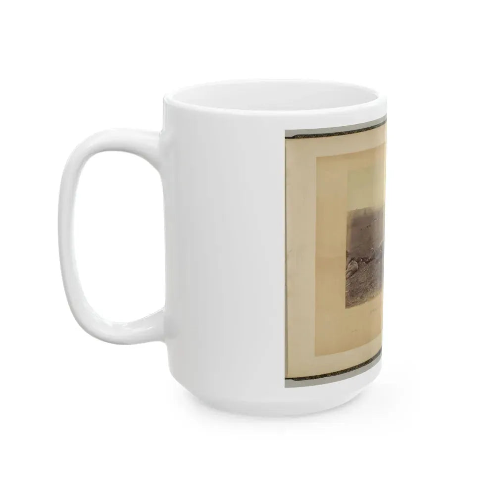A Harvest Of Death, Gettysburg, Pennsylvania (U.S. Civil War) White Coffee Mug - Go Mug Yourself