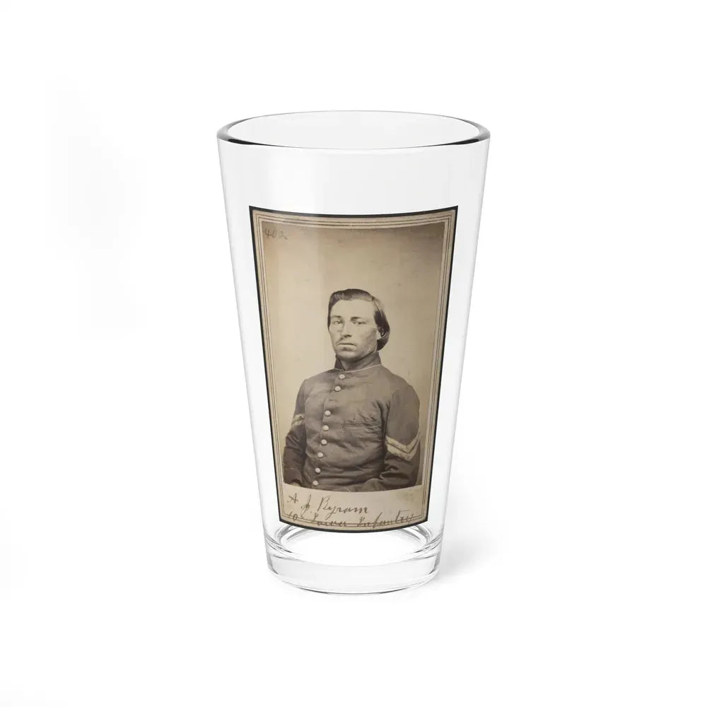 A. J. Byram, 10th Iowa Infantry (U.S. Civil War) Pint Glass 16oz 16oz - Go Mug Yourself