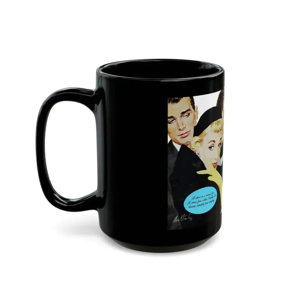 A Kind of Glory, Good Housekeeping, April 1951 - Black Coffee Mug - Go Mug Yourself
