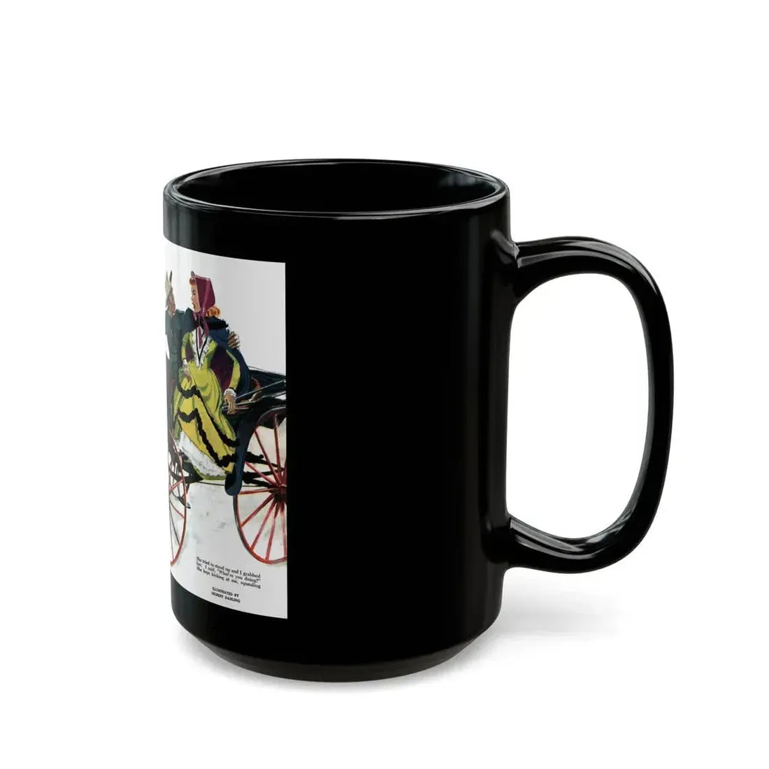 A Lady for Ballarol, Collier's, August 14, 1948 - Black Coffee Mug - Go Mug Yourself