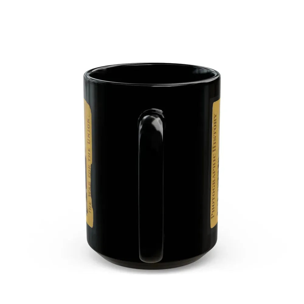 A Large Gun In The Rebel Works At Petersburgh (I.E. Petersburg), Va. (U.S. Civil War) Black Coffee Mug - Go Mug Yourself
