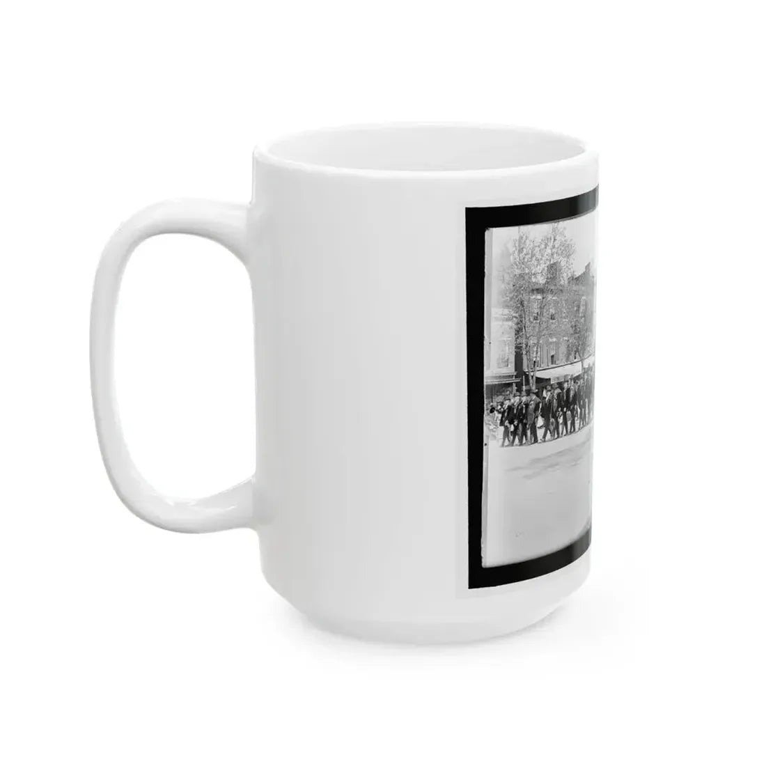 A Large Post In The Great Parade (U.S. Civil War) White Coffee Mug - Go Mug Yourself