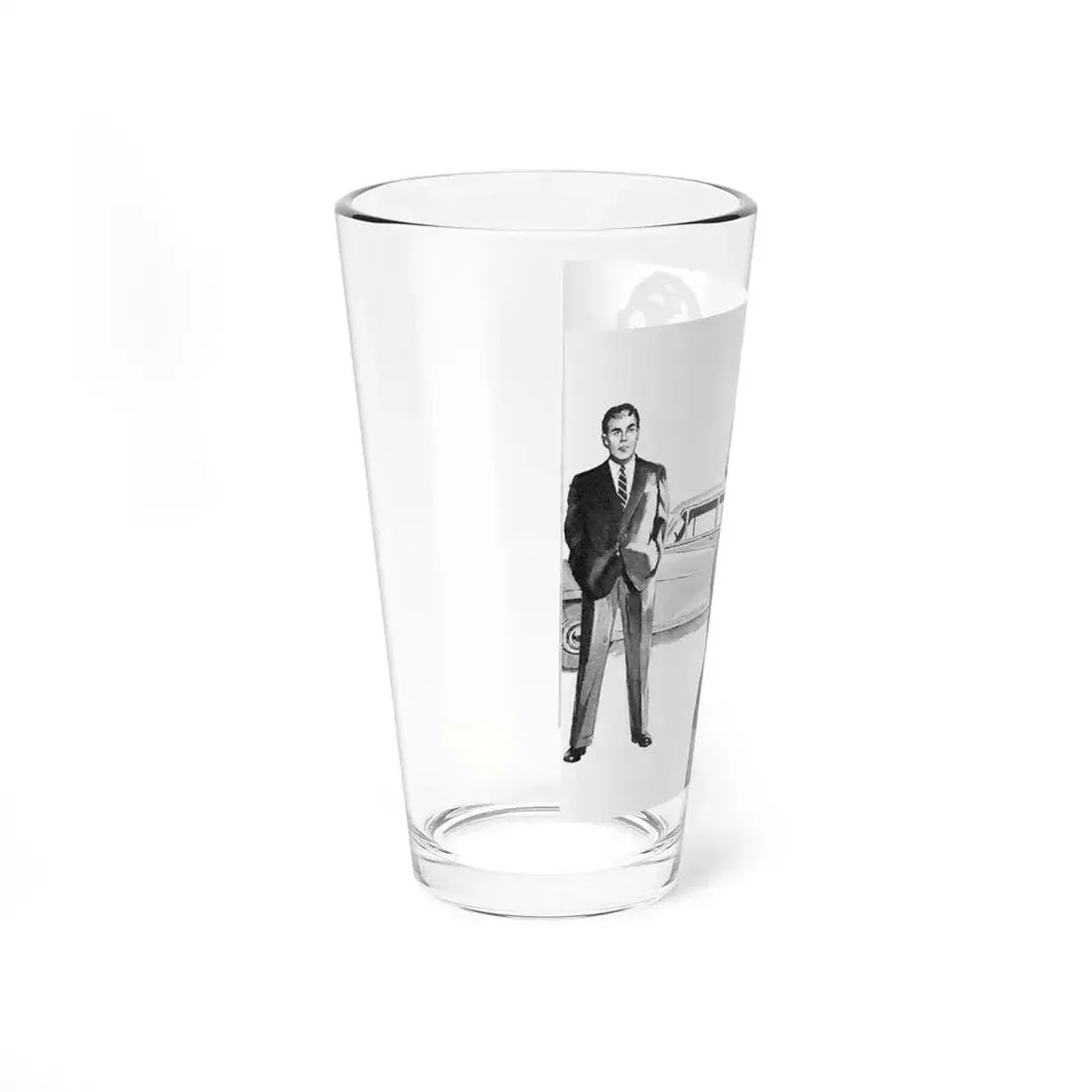 A Lesson For Elizabeth by R. E. Playfair, Woman's Illustrated magazine, 1954 (Magazine Illustration) Pint Glass 16oz - Go Mug Yourself