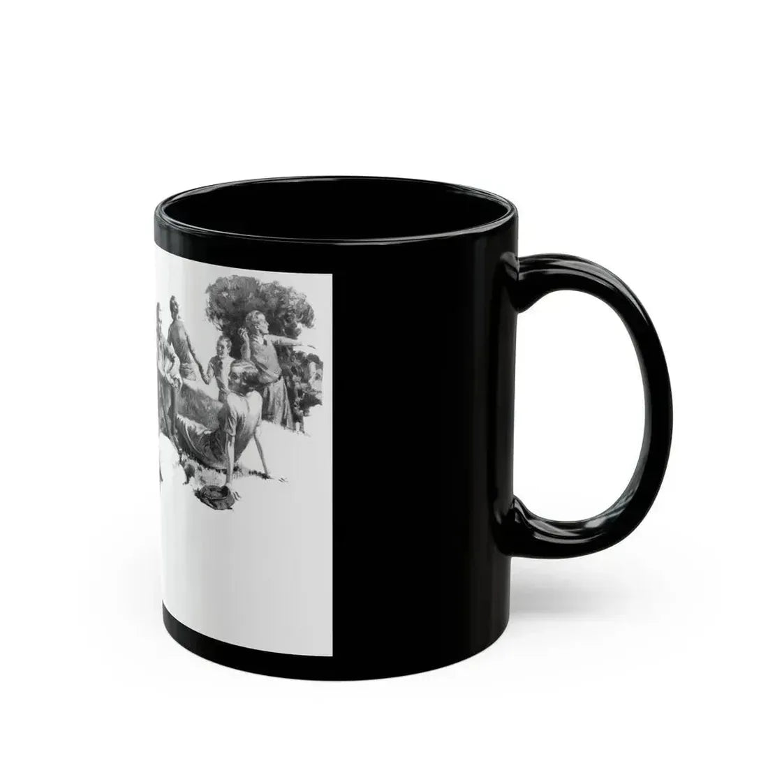 A Letter from the Queen (2), Cosmopolitan, December 1929 - Black Coffee Mug - Go Mug Yourself