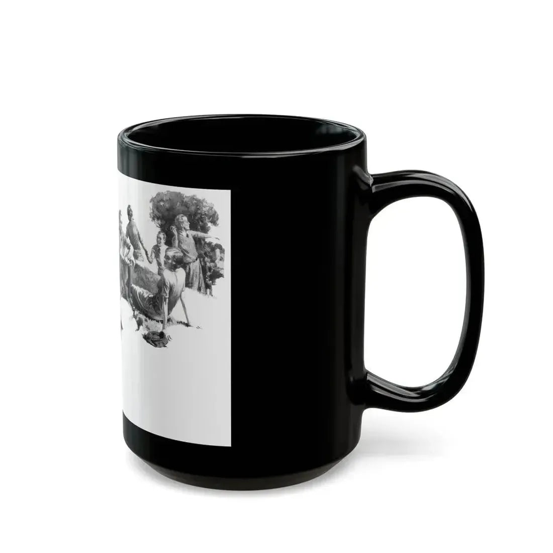 A Letter from the Queen (2), Cosmopolitan, December 1929 - Black Coffee Mug - Go Mug Yourself