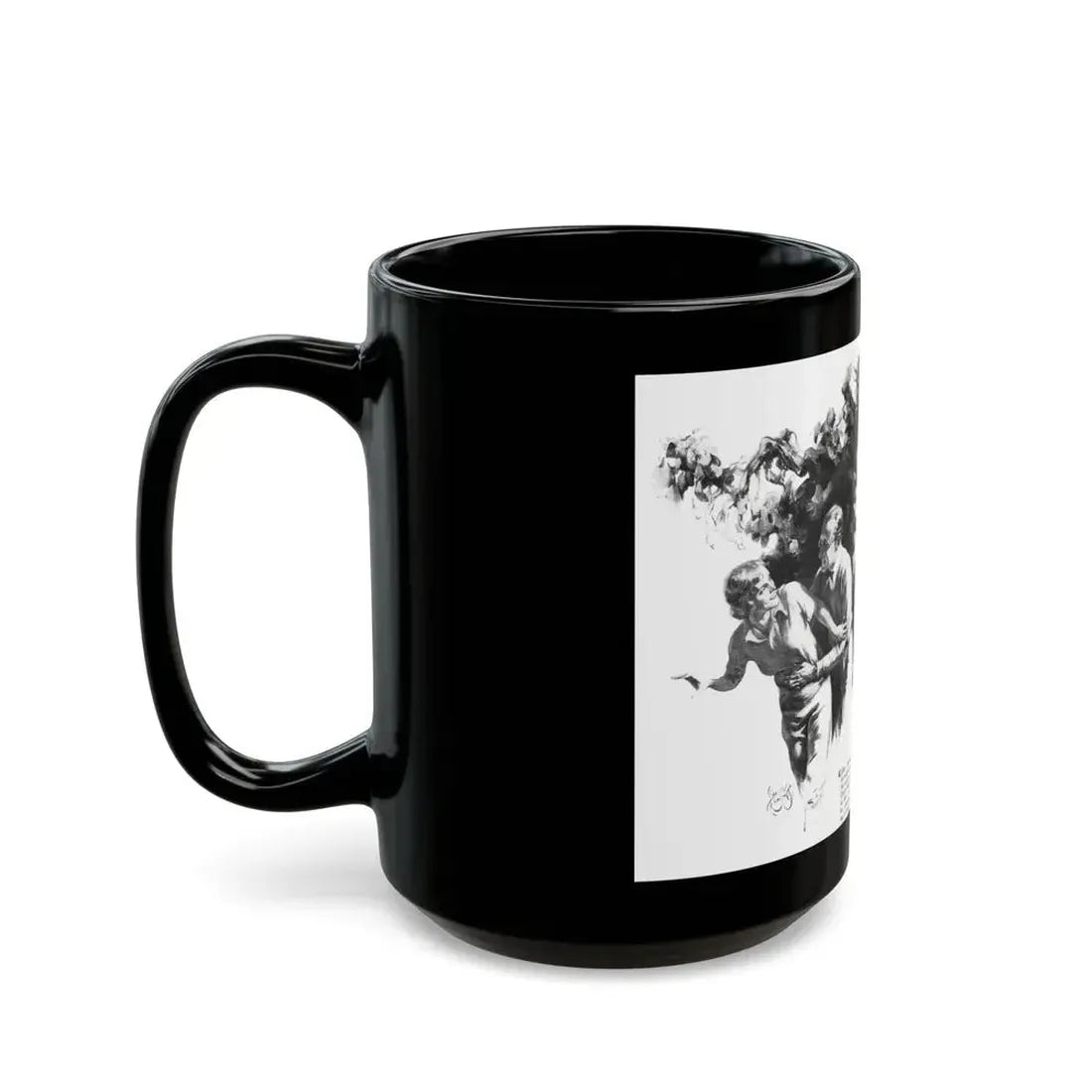 A Letter from the Queen (2), Cosmopolitan, December 1929 - Black Coffee Mug - Go Mug Yourself