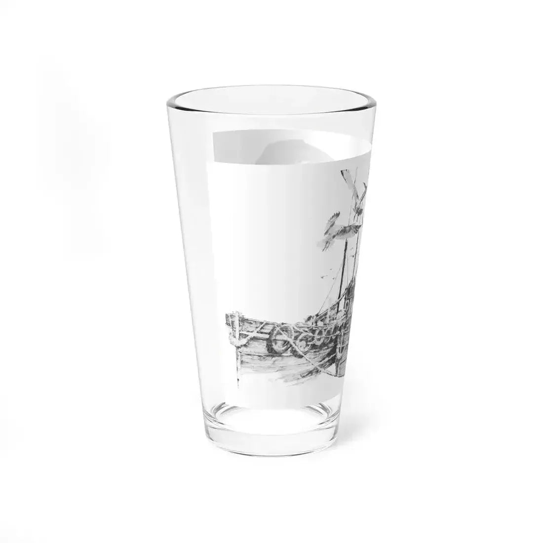 A Little Bit Of A Risk by Elizabeth Milne, Woman magazine,1971 (Magazine Illustration) Pint Glass 16oz - Go Mug Yourself