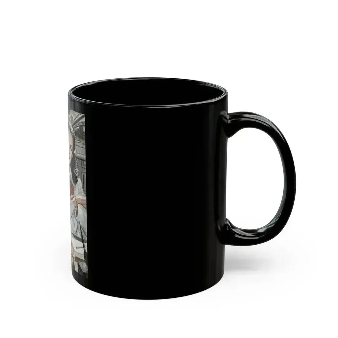A Little Bit Unfaithful (1), Redbook, October 1947 - Black Coffee Mug - Go Mug Yourself