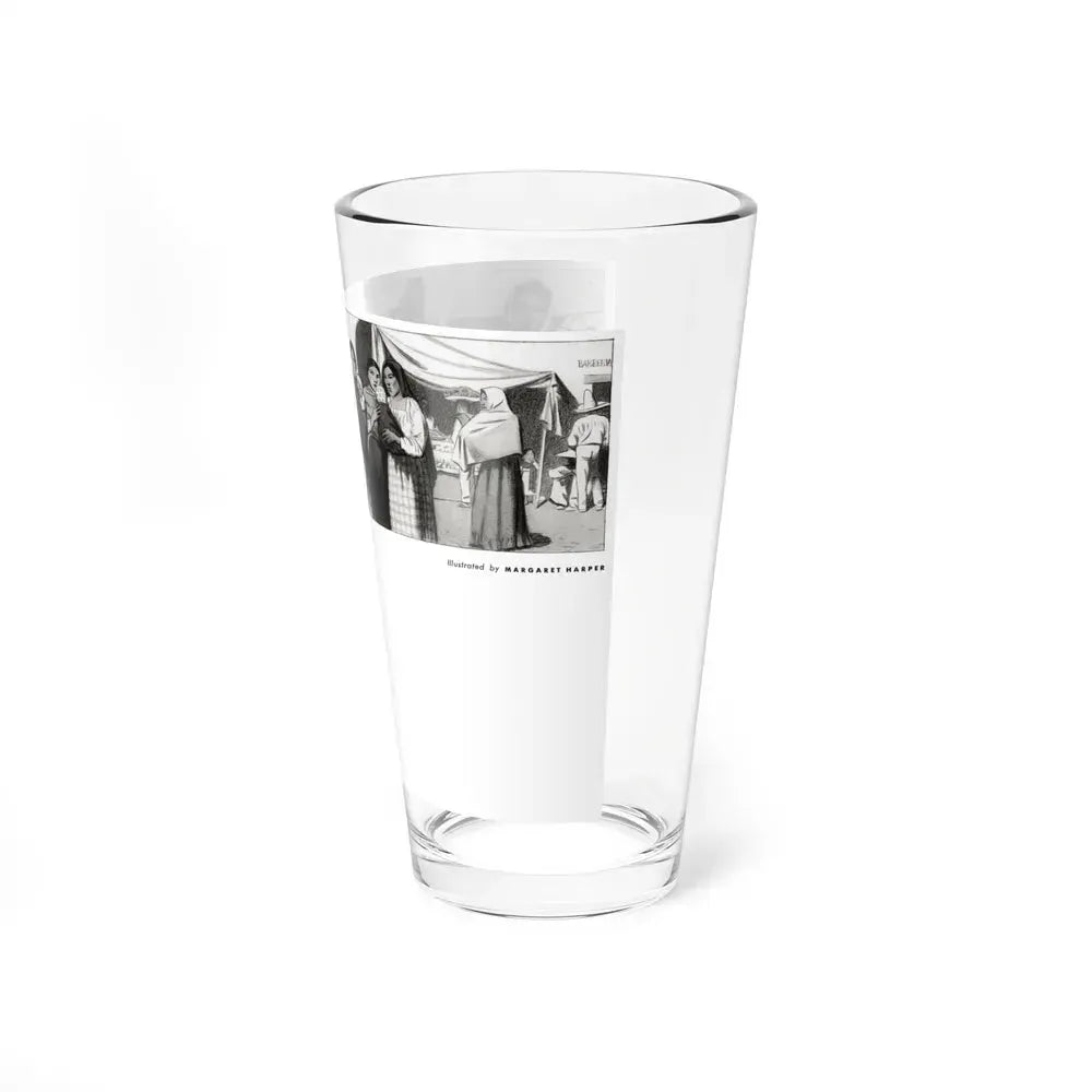 A Little Cap For Angel, The Delineator, October 1932 (Magazine Illustration) Pint Glass 16oz - Go Mug Yourself