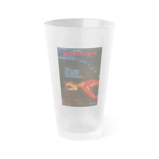 A LITTLE DOLL 1988 Movie Poster - Frosted Pint Glass 16oz 16oz Frosted - Go Mug Yourself